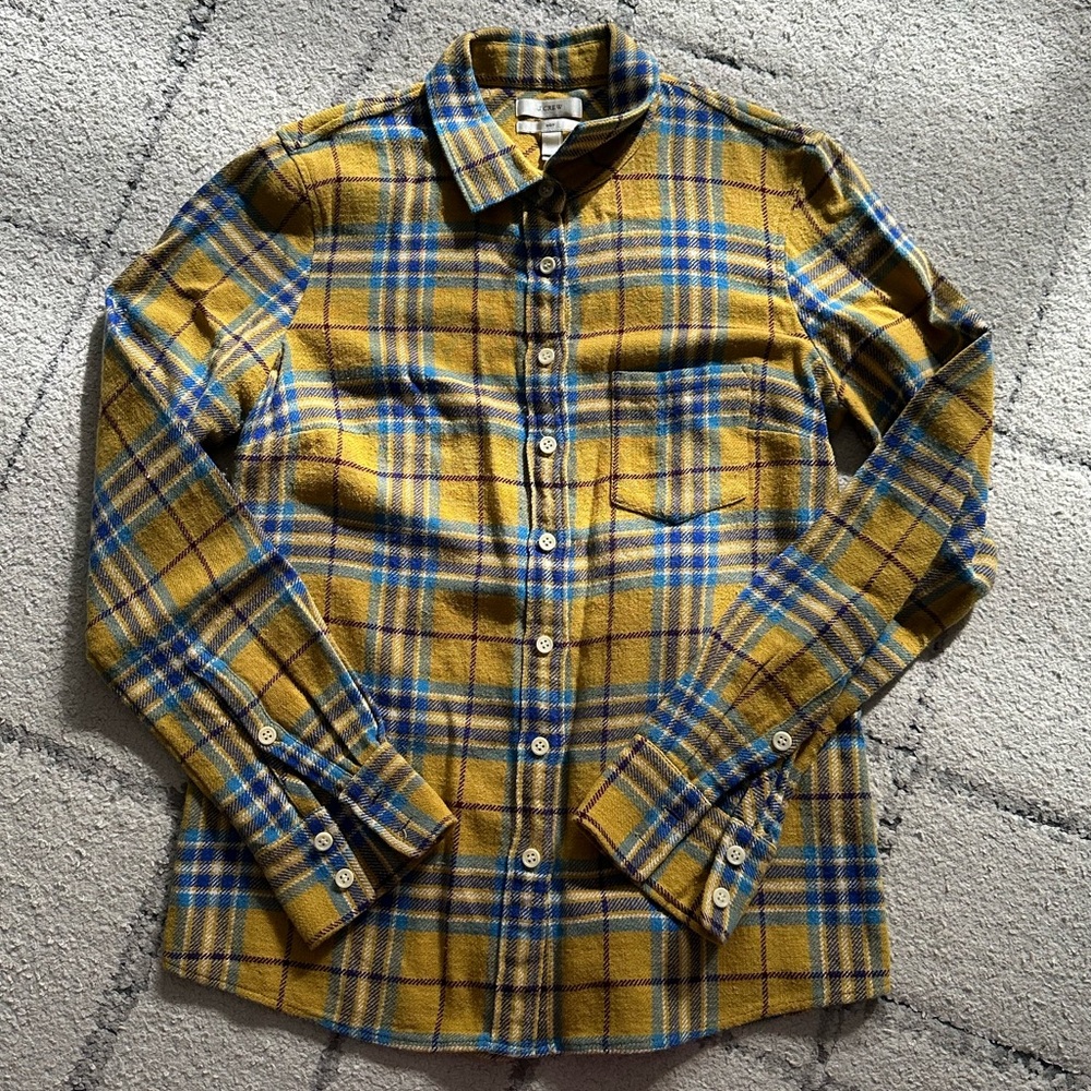 J.Crew Button Down Flannel Shirt